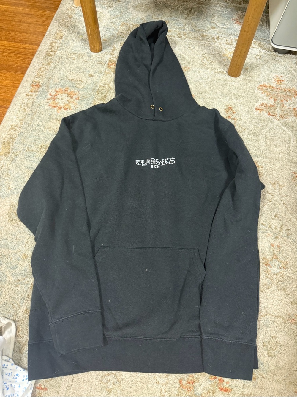 EEGPICS Men's Black Hoodie - Graphic Pullover